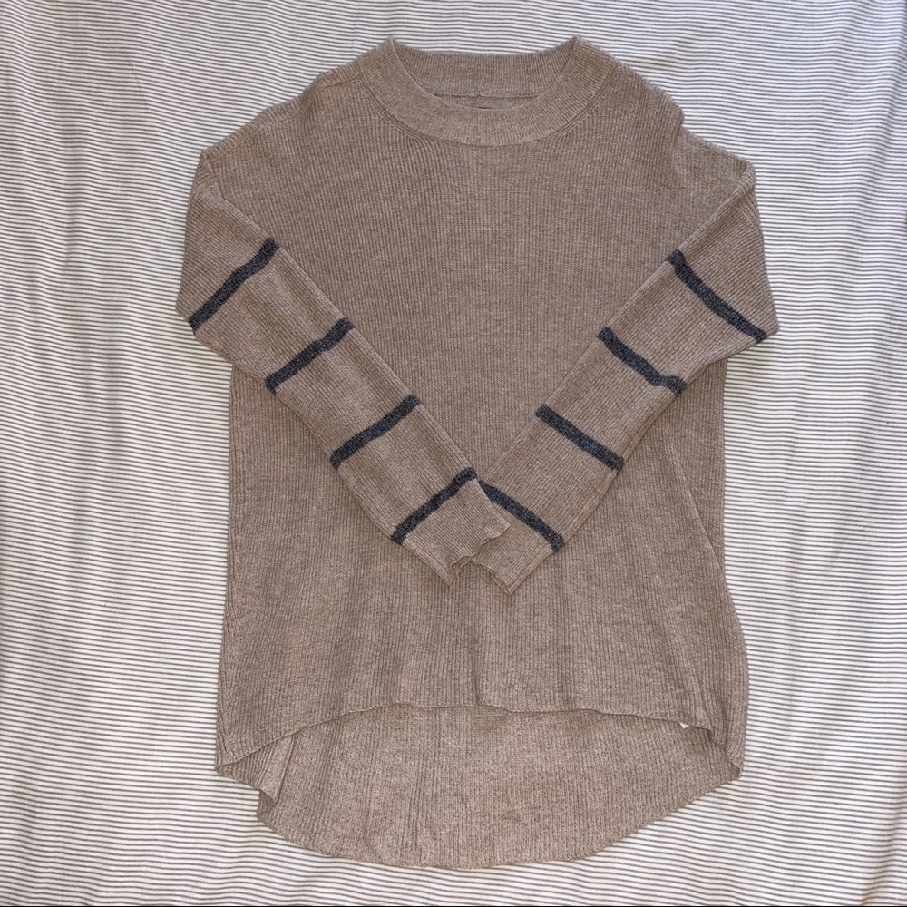High-low sweater